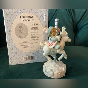 2005 Cherished Teddies Enesco Frosty Fun 118760 Teddy Bear Decorative Figurine